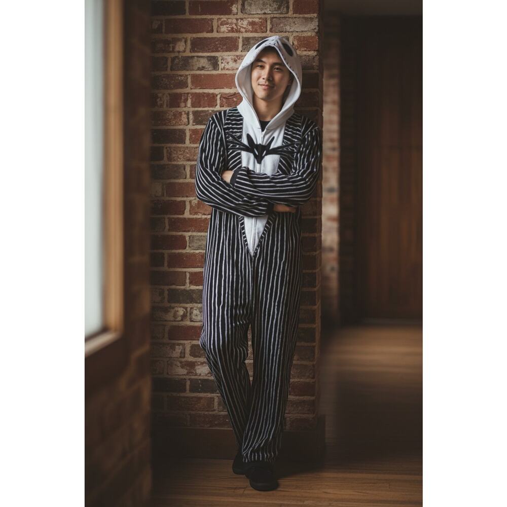 Disney Jack Skellington Nightmare Before Christmas Unisex Pajamas Sz 2XL